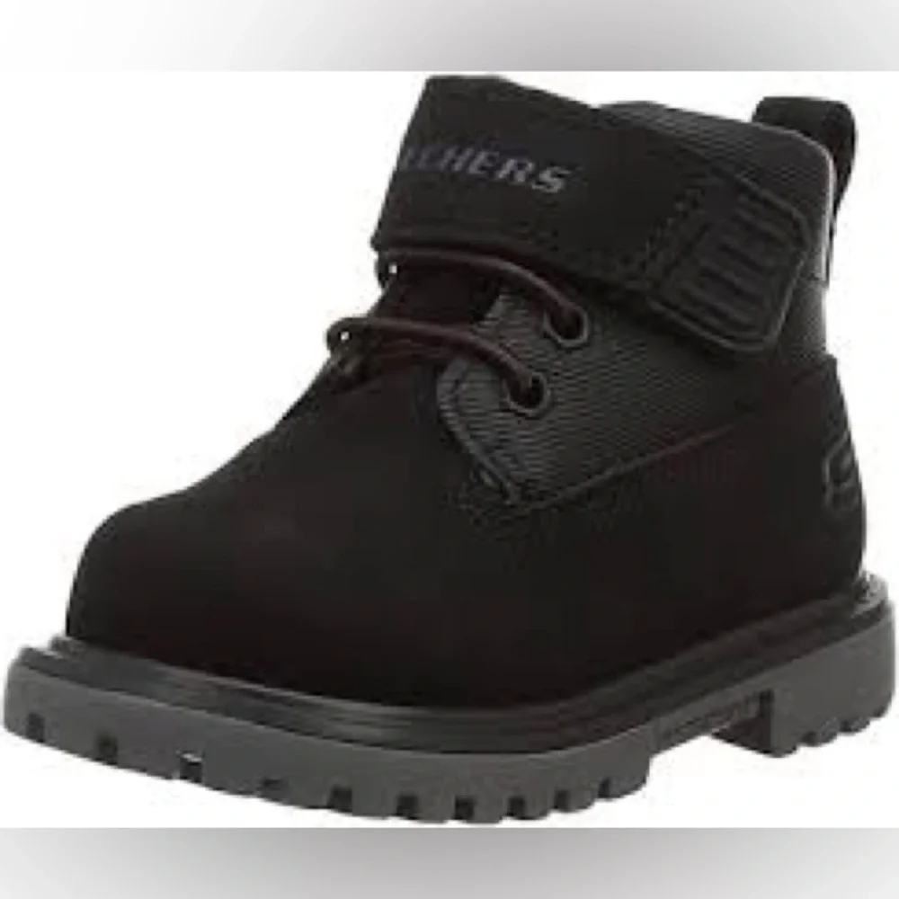 Skechers Kids Black Boot